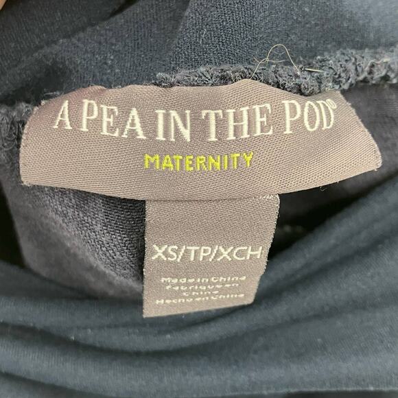 A Pea In The Pod Blue Full Panel Band Pockets Pull On Stretch Skinny Jeans Pants - Picture 2 of 9